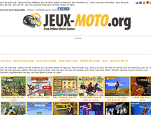 Tablet Screenshot of jeux-moto.org